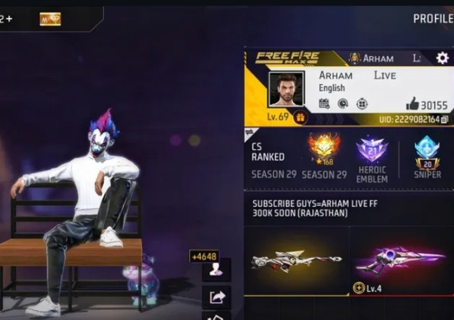 Ilustrasi karakter Free Fire. [Instagram]